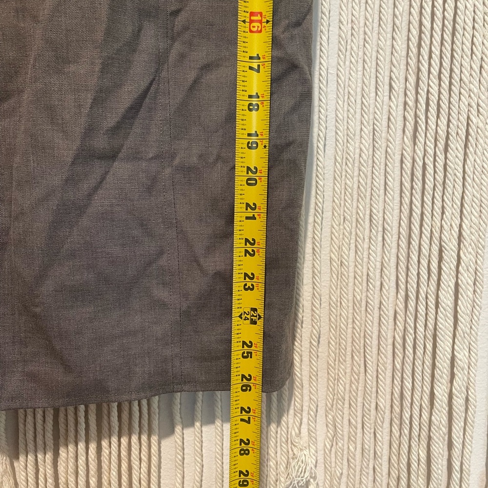 Vintage Worthington Modest Belted Business Office Pencil Skirt Sz 8 - Picture 10 of 10
